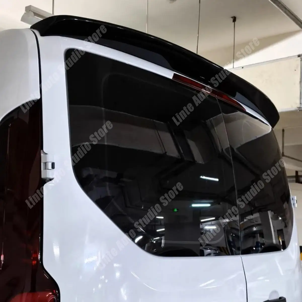 

For Ford Transit Custom Mk8 2017-2023 Rear Roof Spoiler Tail Wing Trunk Lid Cover Gloss Black Car Extra ABS Body Kits Tuning