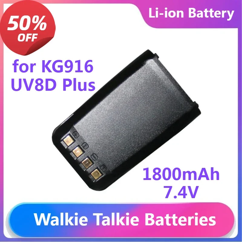 

Li-ion Battery BL0-008 for KG916 UV8D Plus UV8Q UV66 KG989 Walkie Talkie Accessory 1700mAh