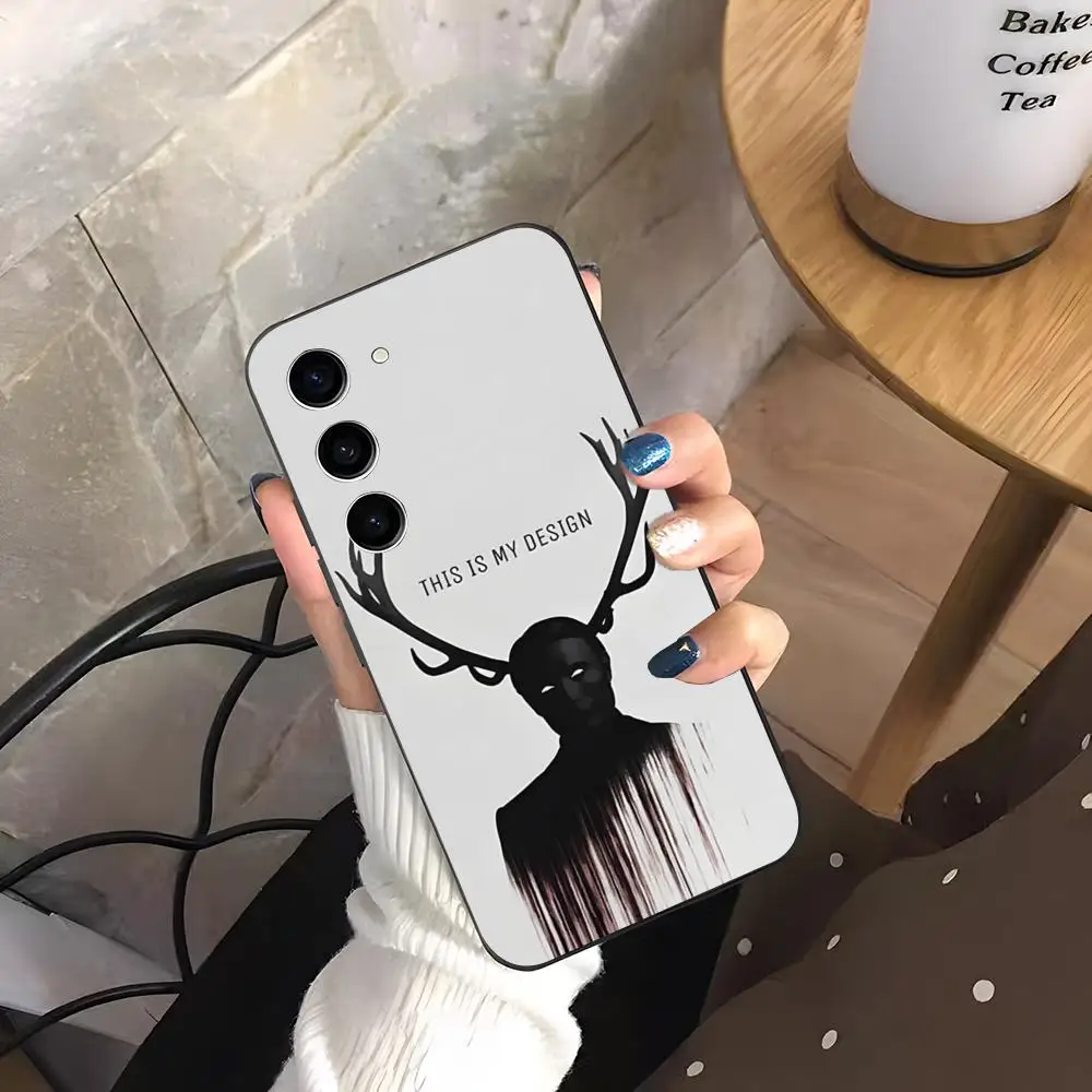 Horror Movie H-hannibal Phone Case For Samsung S26 S25 Plus S20 S20 Plus S22 Ultra S23 FE S21 Plus S21 Ultra Soft Cover