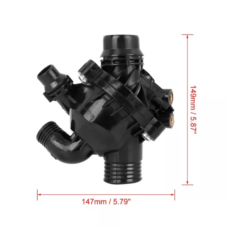 97℃ 11537550172 For BMW X5 E70 2006-2010 X6 E71 E72 2008-2010 L6 3.0L Car Engine Coolant Thermostat Housing Cover Assembly