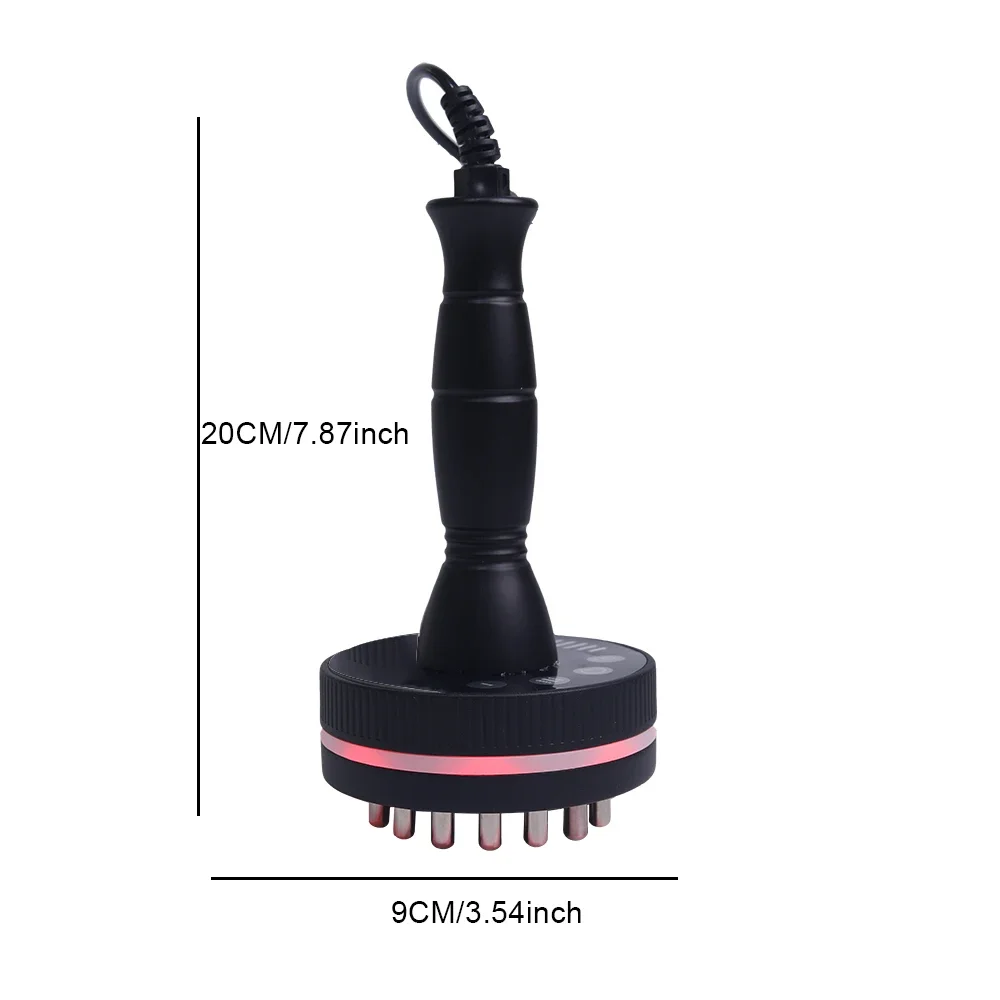 Electric Massager Meridian Massage Brush GuaSha Heating Microcurrent Anti Cellulite Beauty Scraping Infrared Heat Slimming