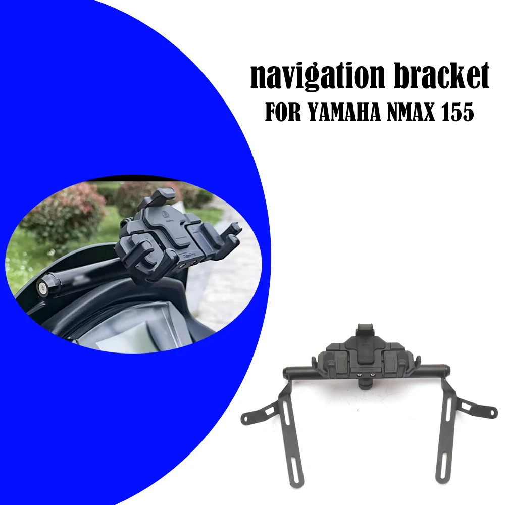 

New Motorcycle Driving Recorder GPS Phone Navigation Bracket Holder Mount FOR YAMAHA NMAX 155 N-MAX155 2020 2021-2024