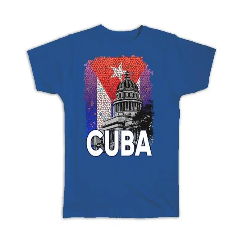 Cuba Cuban Flag La Habana Capital Capitol National Independence T shirt