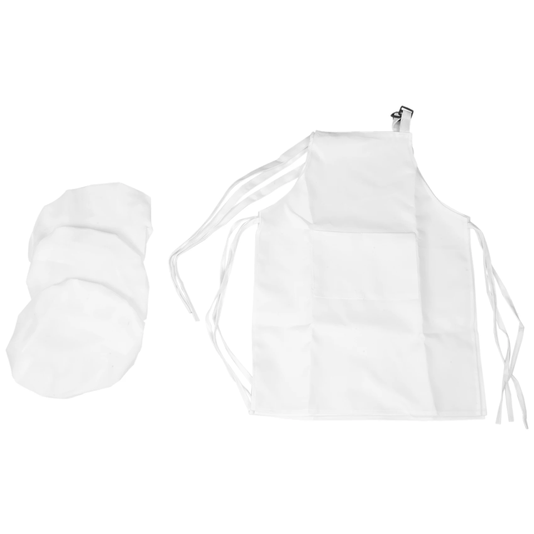 6-Piece Children's Apron and Chef Hat Set Adjustable Children's Kitchen Apron for Cooking and Painting