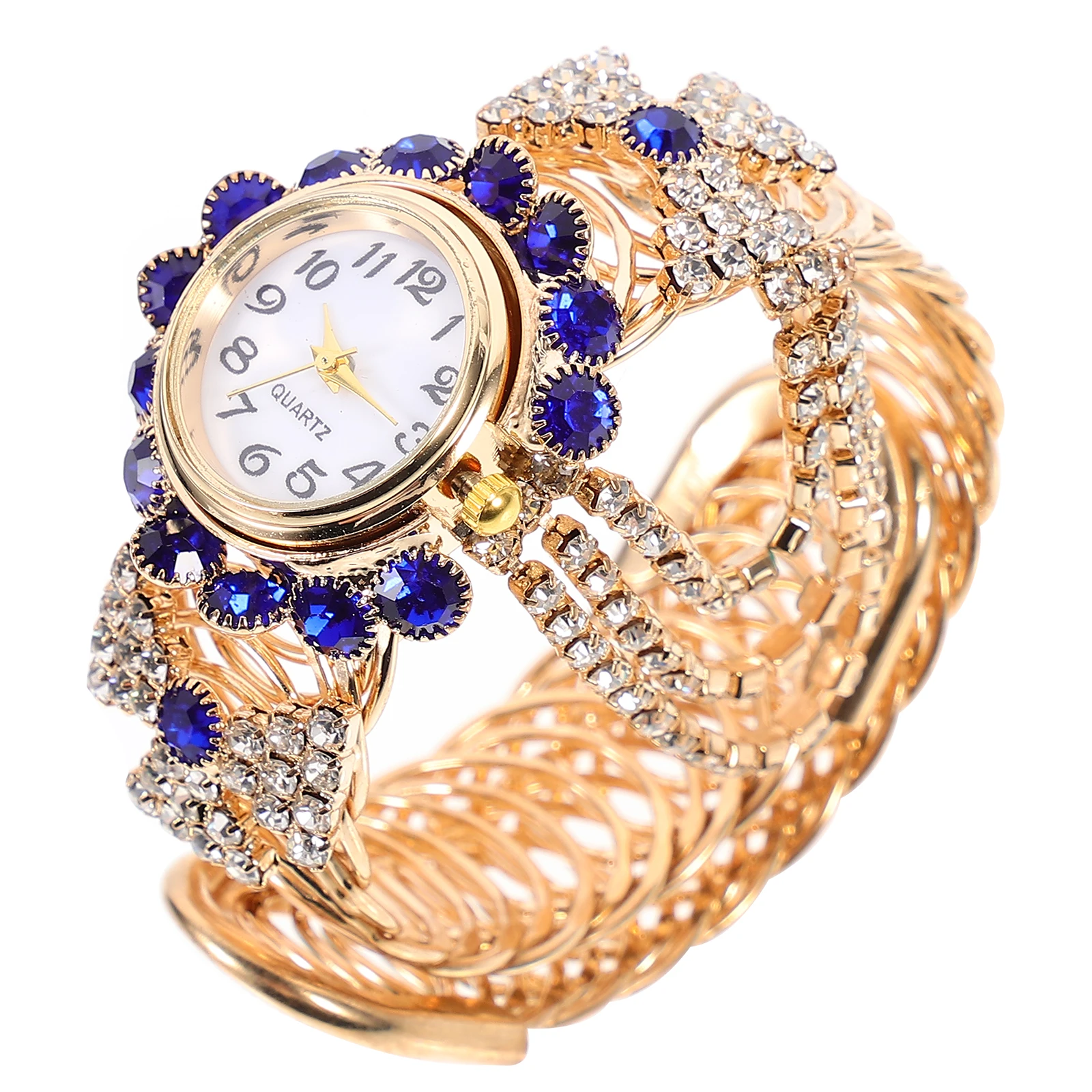 

Fashion Quartz Ladies Watch Elegant Women Bling Watch for Women Gift Stainless Alloy Plastic Digital Scale Watches