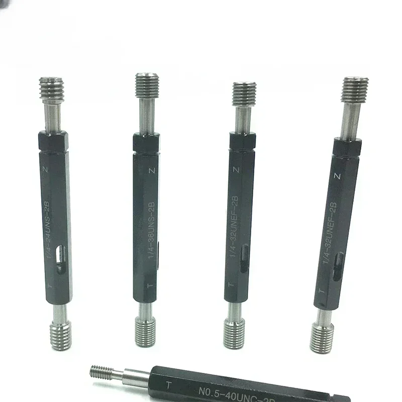 High Precision UNC / UNF / UNEF / UNS US Units Screw Gauging Tool Thread Plug Gauge 0-80 UNF-2B / 4-40 UNC-2B / 10-32 UNF-2B