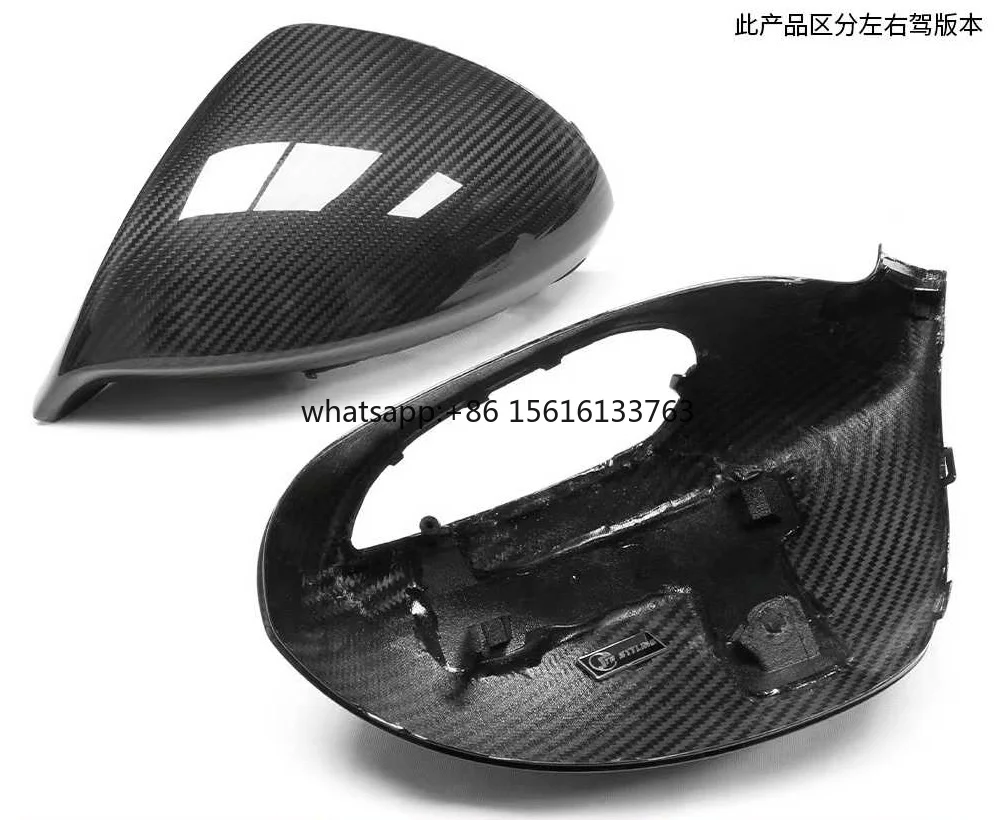 

Dry Carbon Fiber Side Mirror Covers/Caps for Por Pana Macan Caye 911 718 982 981 Car Bumpers