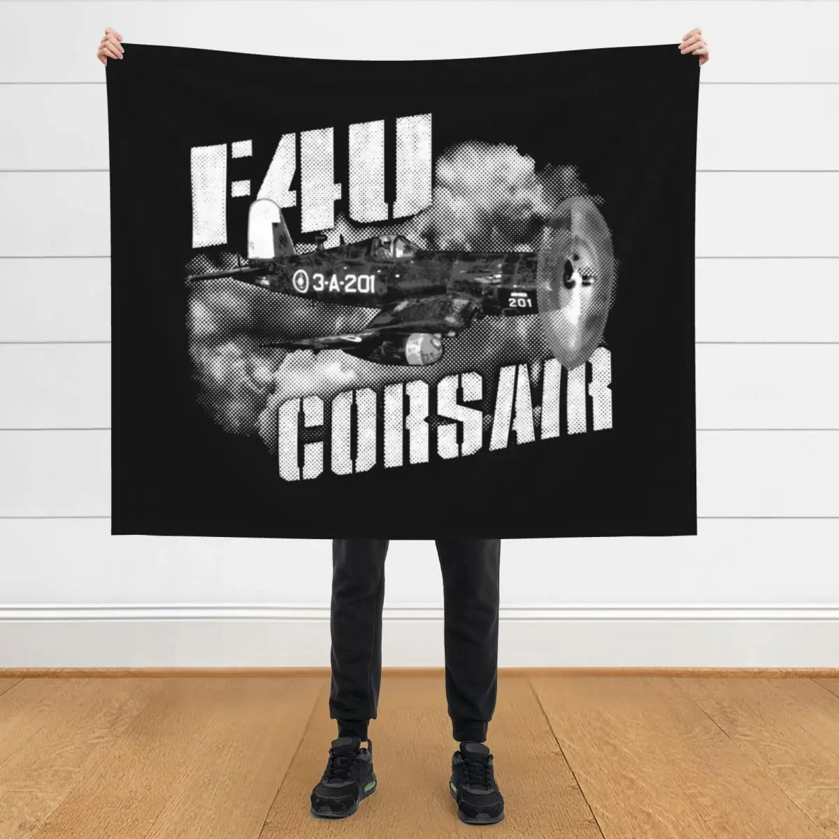 

F4U CORSAIR Throw Blanket Decorative Throw Luxury Plaid Blankets