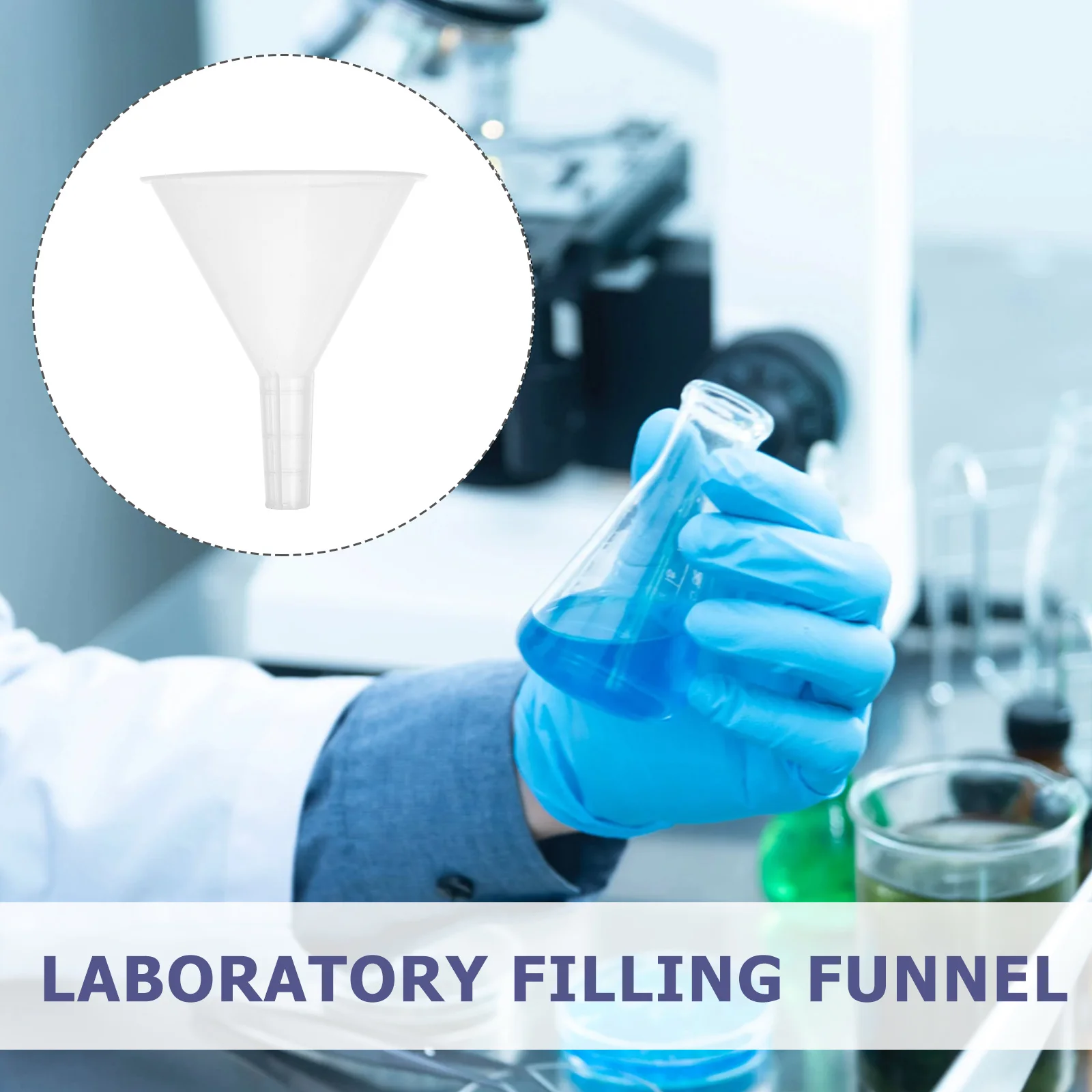 

15pcs Plastic 60Mm Laboratory Triangle Scientific Filter Experiment Filling Tool Triangle Funnel For School Lab Use