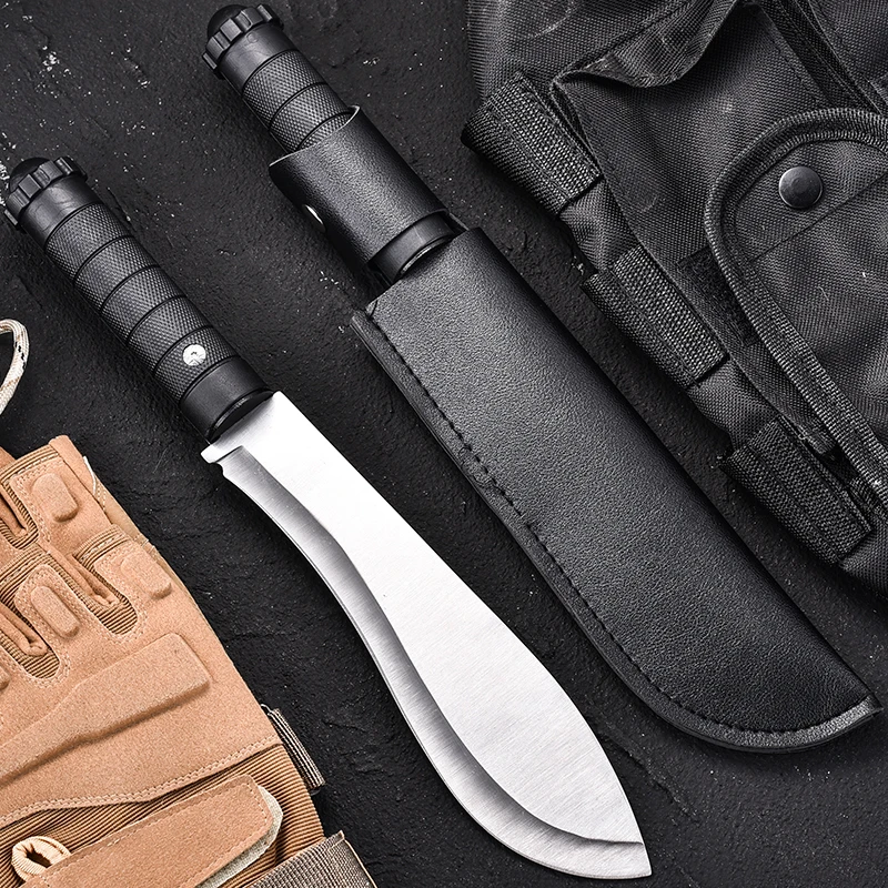 Outdoor Series Stainless Steel Outdoor Knives, Outdoor Camping Small Straight Knives, Portable Knives, Multifunctional Knives