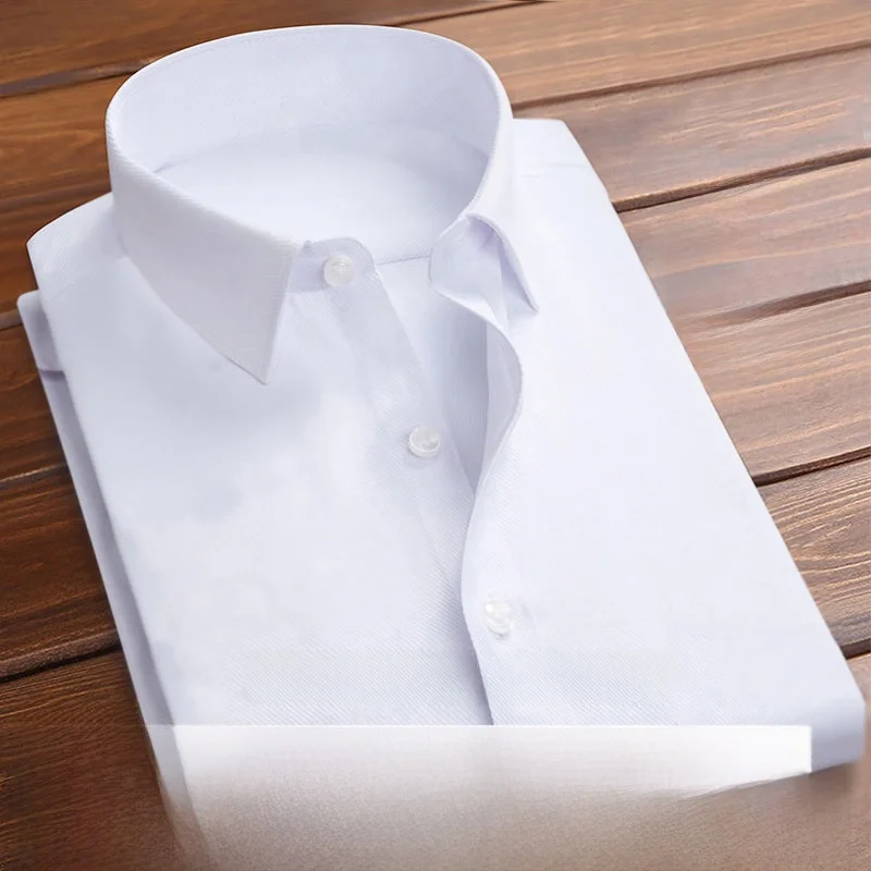 

Men's Casual Faion Non-Iron Long Sve Color irts Busin Sle Slim Fit Polyester Thin Spring Summer Office Wear