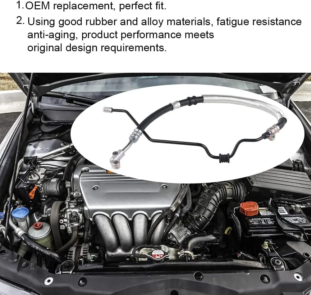 53713SHJA02 Power Steering Pressure Hose Assembly For Honda Odyssey V6 3.5L 2008-2010 Replace 53713-SHJ-A02 Power Steering