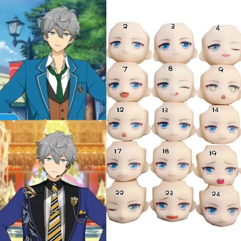 Sena izumi OB11 Colored Hair Water Sticker Faceplate GSC removable Handmade Wig Anime Cosplay DIY Doll Accessories