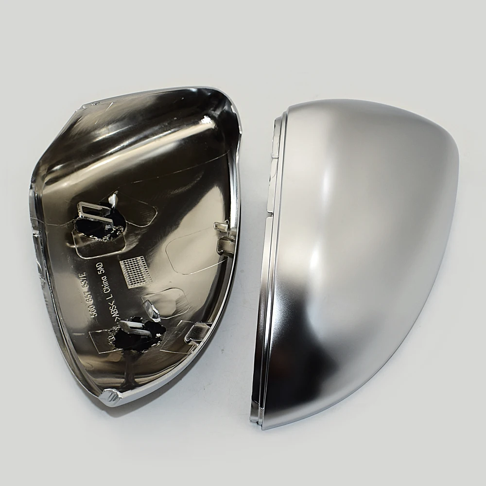 

For VW Golf MK7 MK7.5 GTI 7 Golf 7 R Touran L Golf 7.5 matt silver Rearview side wing mirror cover caps