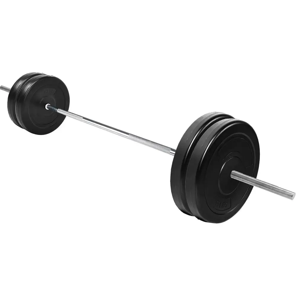 

1-Inch Vinyl Weight Plates for Strength Training and Weightlifting, Available in Multiple Sizes