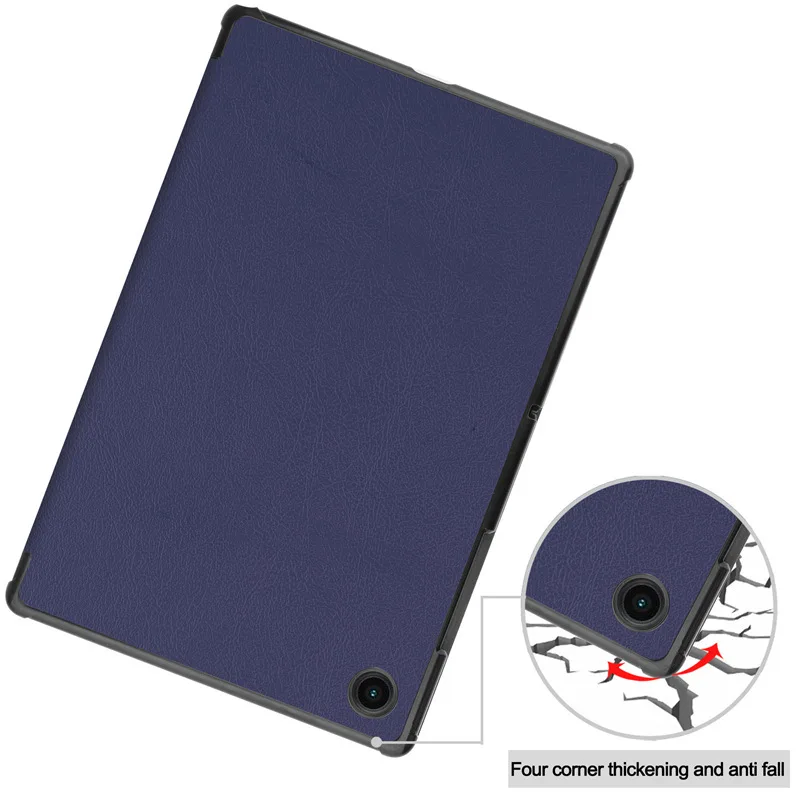 Case for Samsung Galaxy Tab A8 10.5 (SM-X200/X205) Tablet, Tri-fold Flip Anti-drop Durable Leather Portable Protective Sleeve