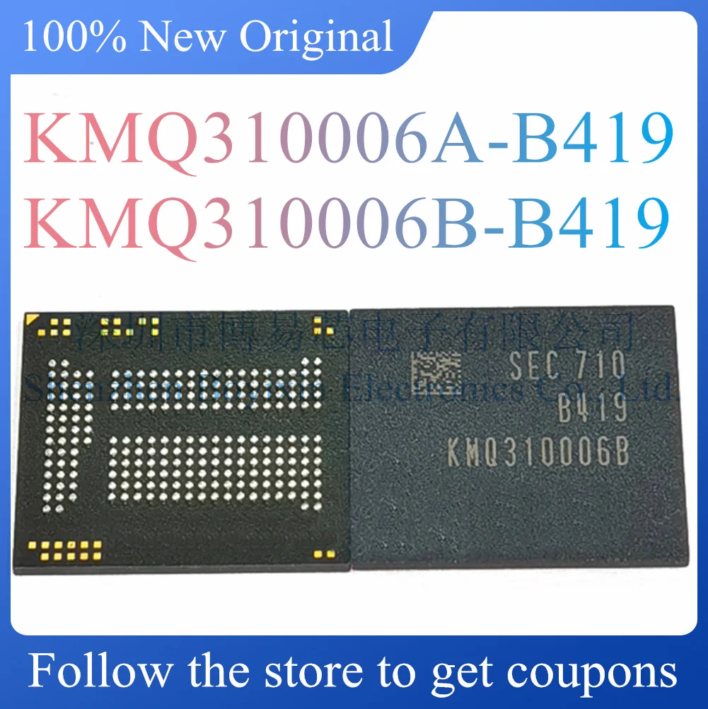 

NEW KMQ310006A-B419 KMQ310006B-B419.Original genuine 16GB LPDDR3 EMCP memory.