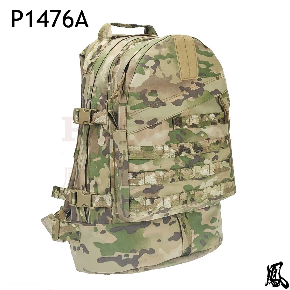 

Fenggong Tactics Double Backpack, LBT1476A, Five Color, 3D Commuting Chicken, Double Backpack