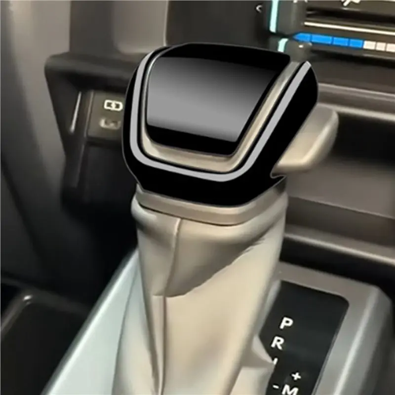 5X Car Gear Shift Knob Head Cover Trim For Toyota Land Cruiser 250 2023+ RHD Car Interior Accessories Bright Black