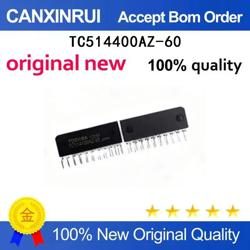 

(5-100 шт.) Совершенно новый оригинальный чип IC TC514400AZ-60 TC514400AZ ZIP-20.