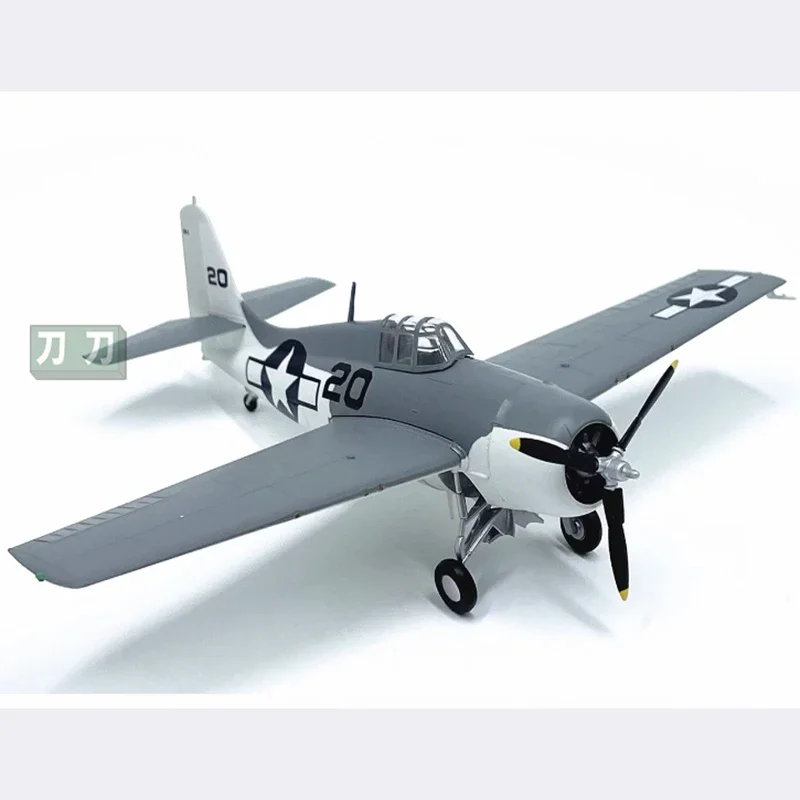 Diecast 1:72 Scale US Army F4F Wildcat carrier aircraft Alloy Simulation Aircraft Finished Model Souvenir Gifts For Adult