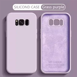 Liquid Silicone Phone Case for Samsung Galaxy S8 S9 S10 Plus Soft Camera Protective Shockproof Back Cover Samsung 8Plus