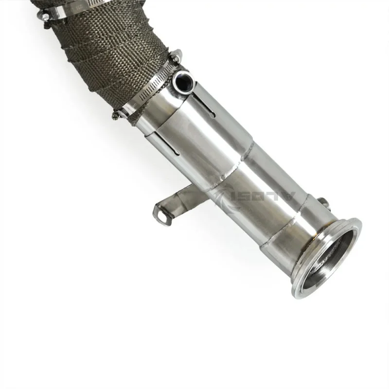 Heat Insulated Direct Exhaust Manifold For Lamborghini Huracan STO 5.2L V10 2020-2025 SS304 Racing Performance Parts