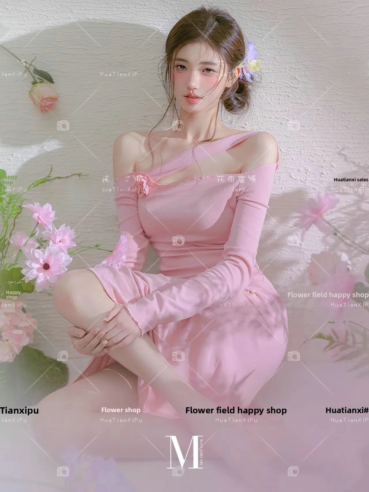 

Early Spring 2026 Pure Desire Orchid Girl Photography Clothing Fashion Atmosphere Flower Art Photo Shooting Clothes