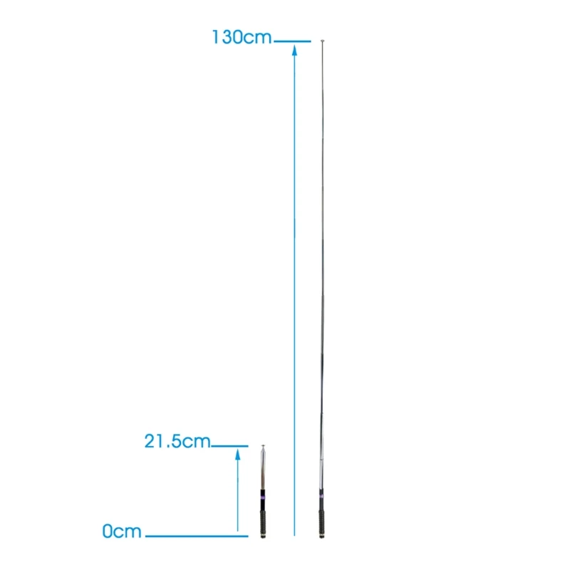 Walkie Talkie BNC Female Telescopic  Antenna for   V80 IC-V82 IC-U82 for  TK310 Two Way Radio FP10120 V