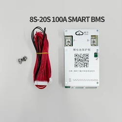 JK-BD4A20S10P 8S-20S 10a inteligentny BMS wbudowany Bluetooth obsługuje aplikację 0.4A aktywny płyta zabezpieczająca baterię litową wyważający