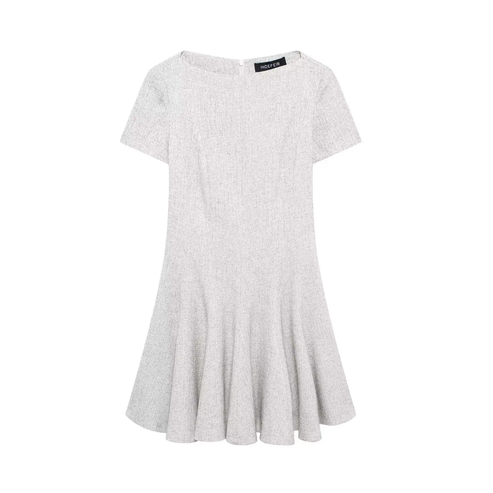 

Rindu TRAF 2024 Women's Round Neck Wide Hem Short Dress Womens Dresses Sale Clearance Fashion Summer Party Elegant New Chic Y2k