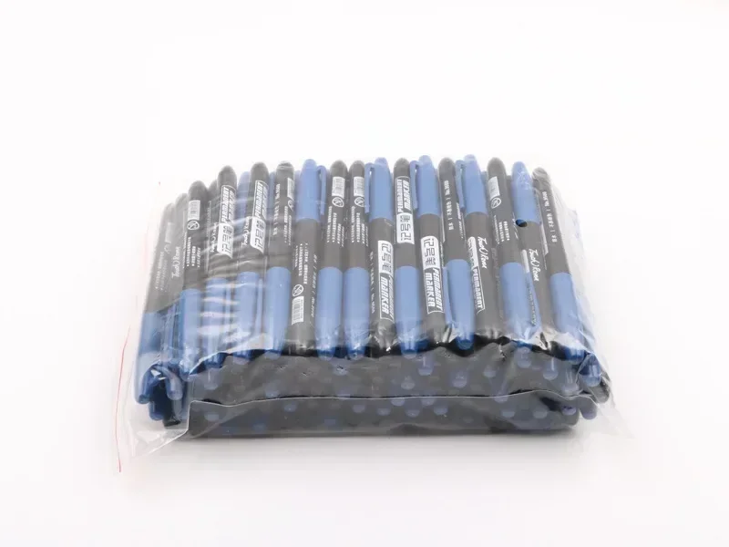 6-20 Teile/satz Permanent Marker Stift Feine Spitze Wasserdichte Marker Dünne Spitze Rohe Spitze Schwarz Blau Rot Tinte 1,5mm Feine Farbe Marker Stifte – Detail 11