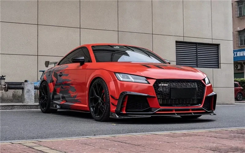 Kohlefaser-Bodykit für TTRS TTRS verbessert Yofer Style Front schaufel Heck diffusor Spoiler Seitens chürze Tuyere Body Kit