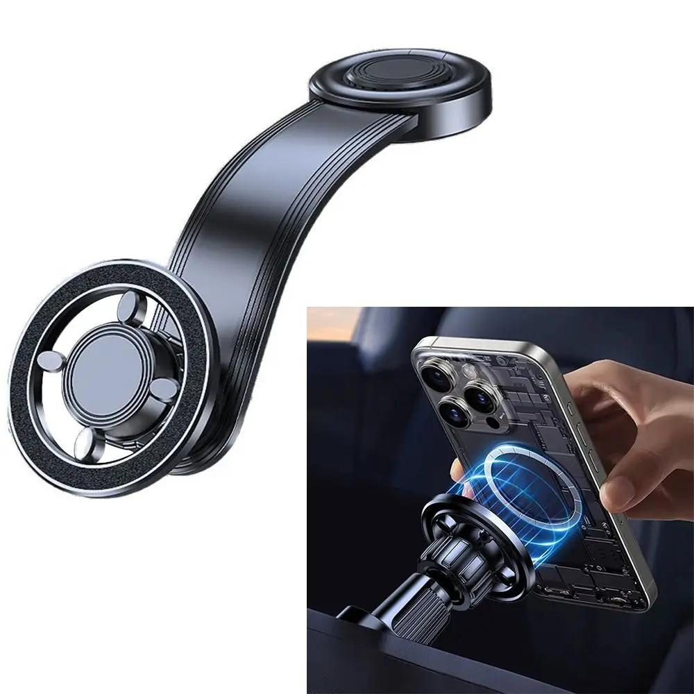 New 360°Rotation Magnetic Car Phone Holder Adjustable Arm Strong Magnet Magnet Car Mount Car Bracket for