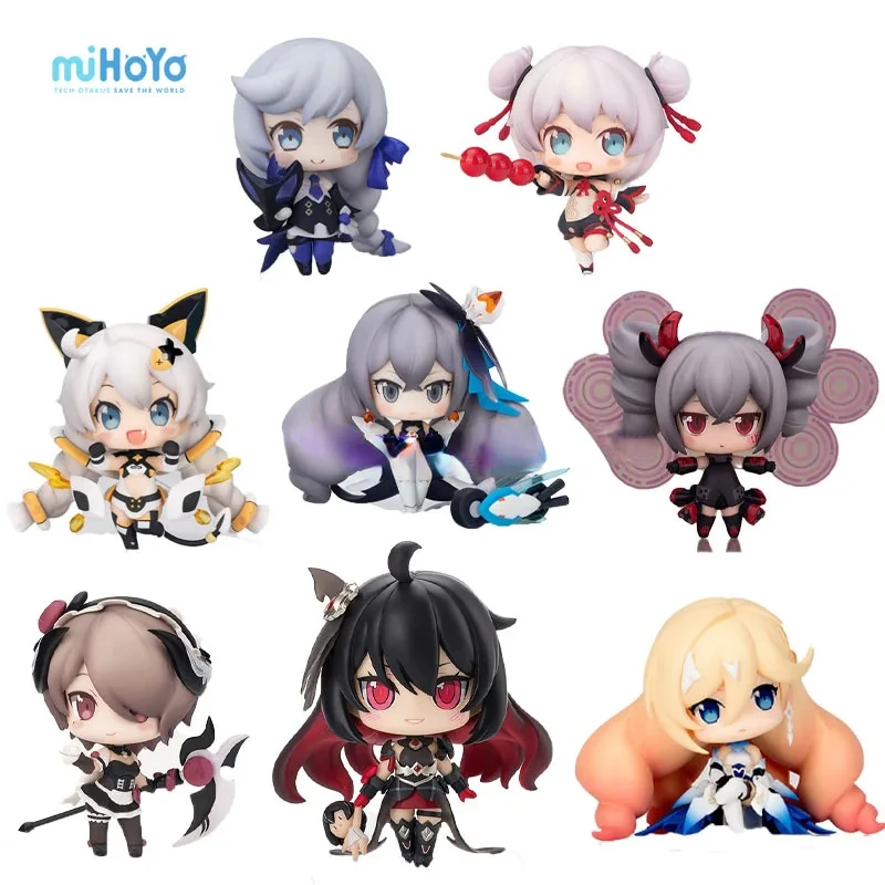 In Stock MiHoYo-Honkai Impact 3 Model Toys, Kiana, Kaslana, Bronya, Zaychik, Seele, Vollerei, Durandal, Rita, Rossweisse Q