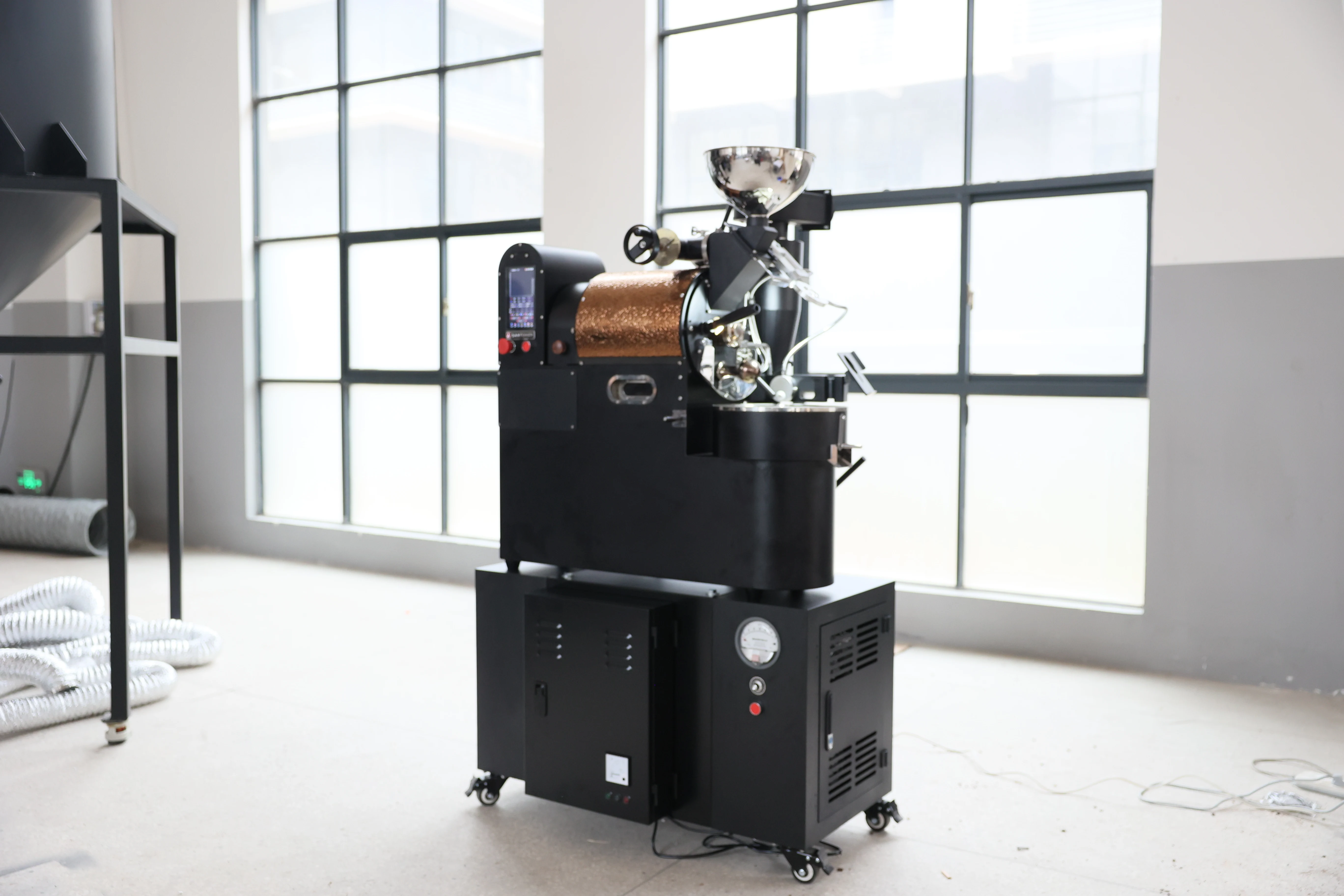 Wintop 1 كجم 2 كجم 3 كجم 6 كجم الصناعية التجارية ماكينة تحميص القهوة الأوتوماتيكية الكاملة Tostadora Cafe Santoker المحامص الأوتوماتيكية