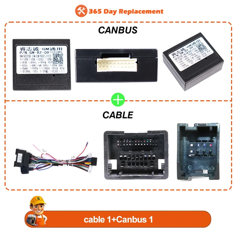 

Cable CANBUSGM-XB-01+GM-RZ-09 For Chevrolet Malibu Package is suitable for Universal Number Service