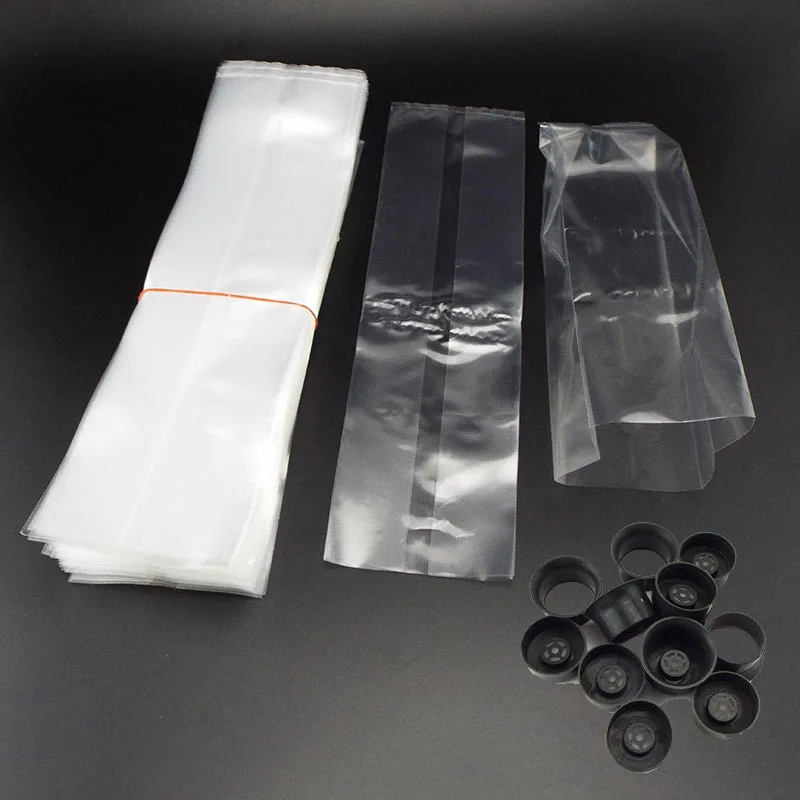 3 Sizes PVC Mushroom Spawn Grow Bag Substrate High Temp Pre Sealable Garden Supplies Growing Planting Bags Tool D2