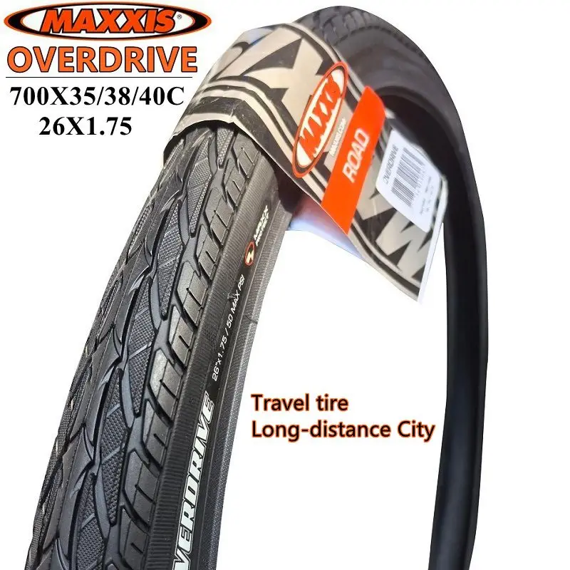 Maxxis 26-inch OVERDRIVE 700X35/38/40C 29-inch puncture-resistant off-road and road bicycle tire for travel