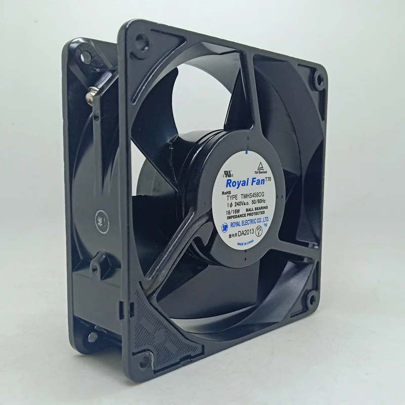 Full Metal 120mm AC Case Fan TMHS458CG  For Royal 230V 12CM High Temperature Resistant Industrial Converter cooling Fan