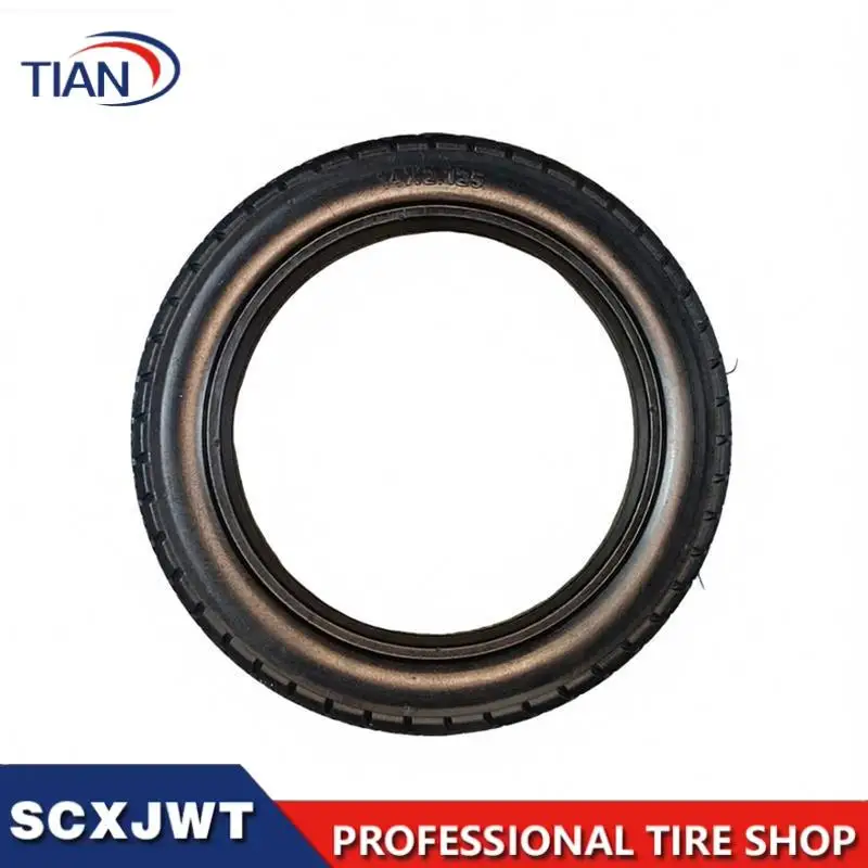 14 inch electric bicycle tire 14x2.125 solid tire non inflatable explosion-proof outer tire electric bicycle tire accessories