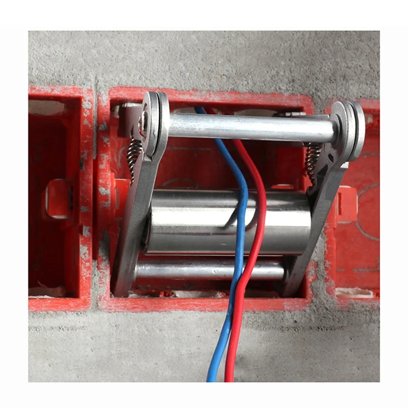 Aiuto per filettatura A53Q-Wire con puleggia Estrattore per cavi Aiuto per elettricista Conduit universale Avvolgicavo Scatola a rulli Facile installazione