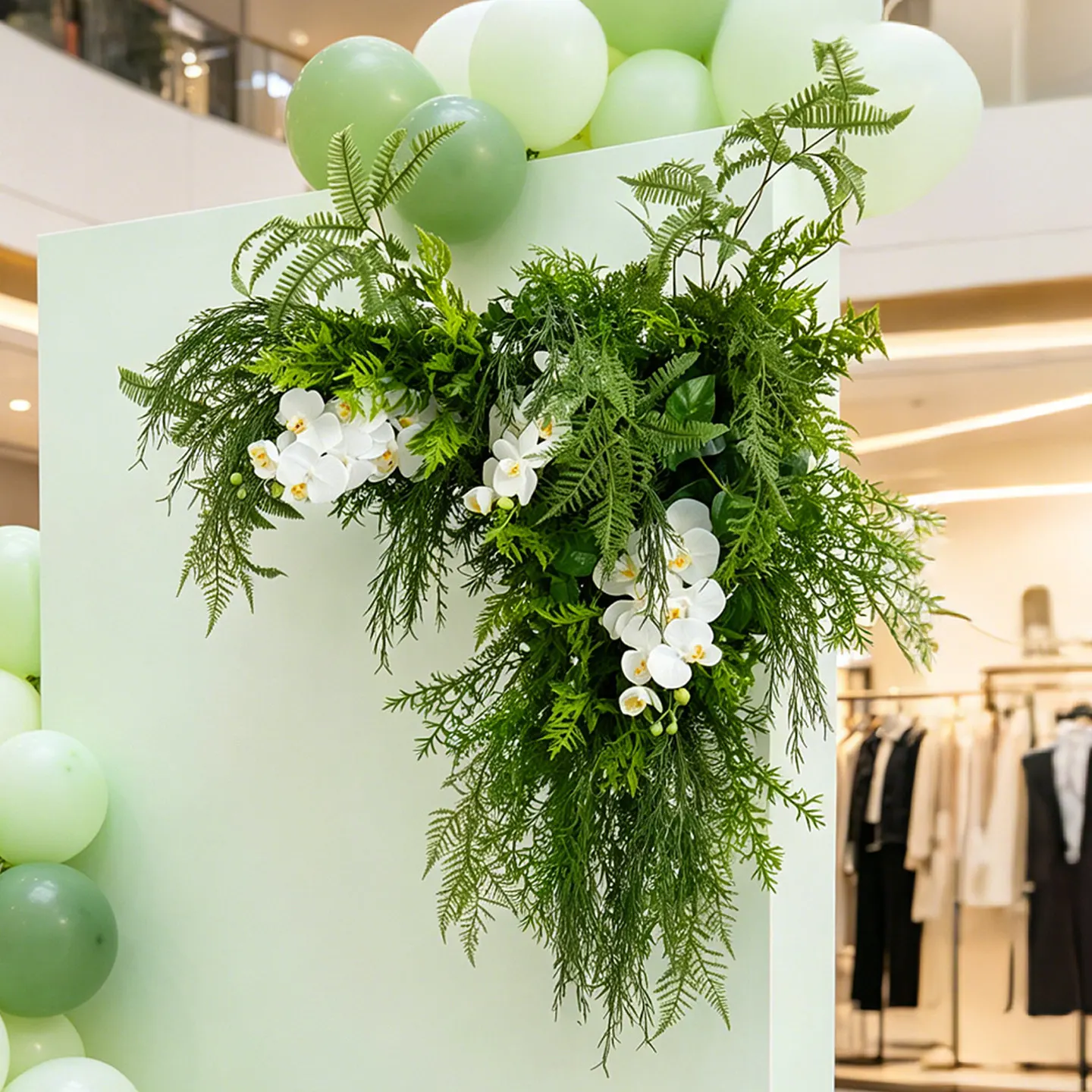 CX simulation flower art wall  - đánh giá và giá Baby Clothing Store