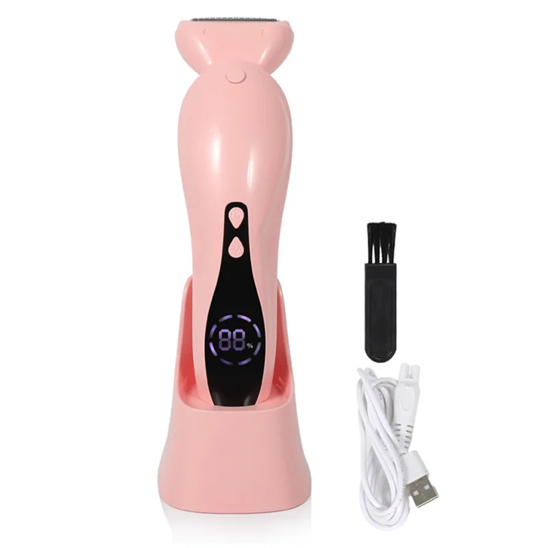 

BAAN-Электрический женский эпилятор, триммер для волос, триммер для волос на теле для подмышек, рук, ног, лица, бороды, портативный и безболезненный