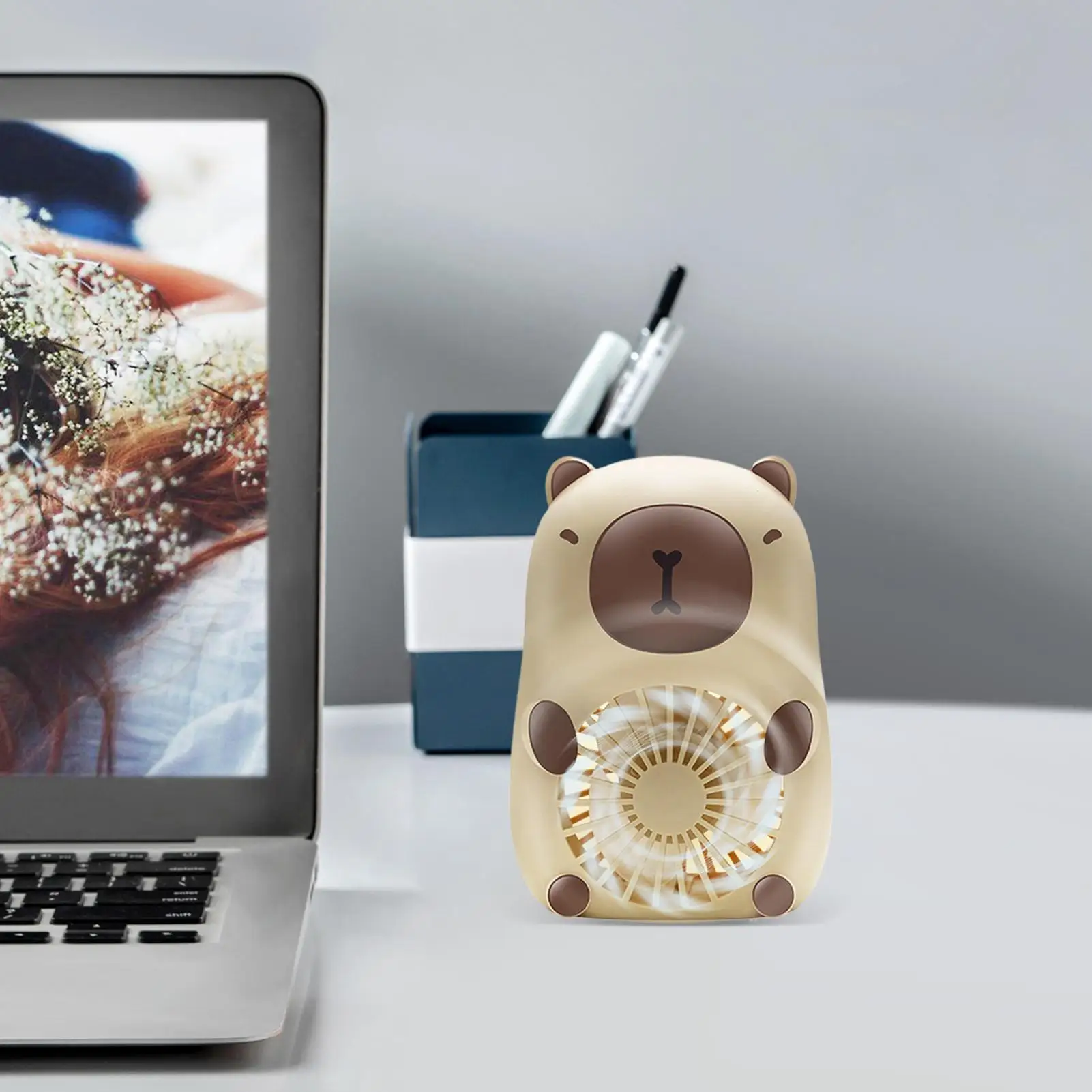 

Cute Handheld Fan Cartoon Hand Fan for Kids USB Charging 3-Speed Air Coolers Personal Cooling Devices for All Ages Kids Girls