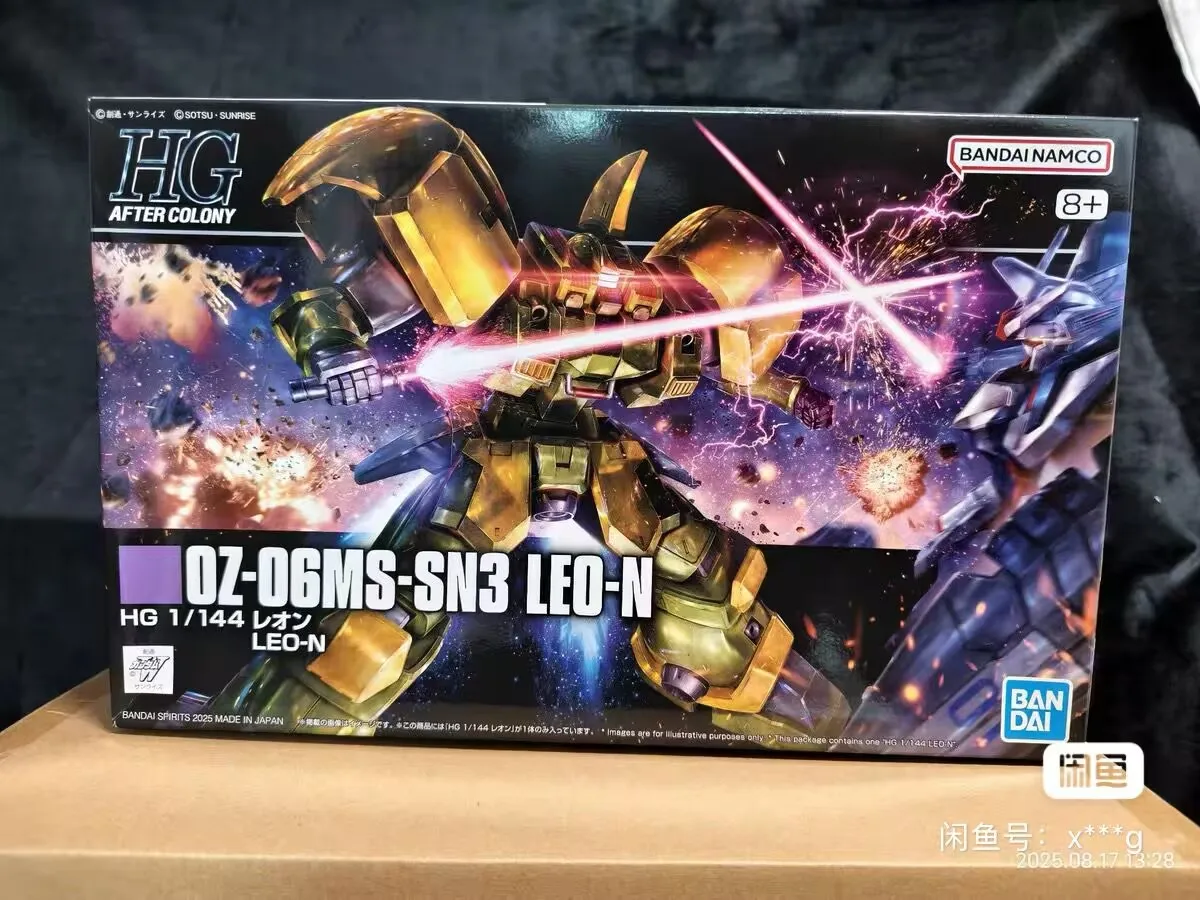 

Подлинная оригинальная фигурка Bandai Gundam, модель комплекта HGUC 1/144, аниме-фигурки Leo N PB Gunpla, экшн-модель, игрушка, подарочные украшения, фигурка