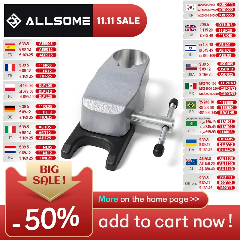 Allsome-grampo de Liberação Rápida para Máquina de Perfuração Drill Press Bg518806 Bg-5168 Bg-5157 Bg-5188