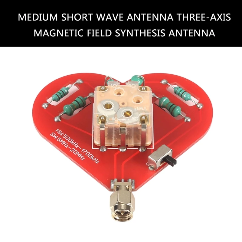 Draagbare MW SW-antennes Midden- en kortegolfantennes voor radio MW 500KHz-1700KHz SW 5MHz-20MHz