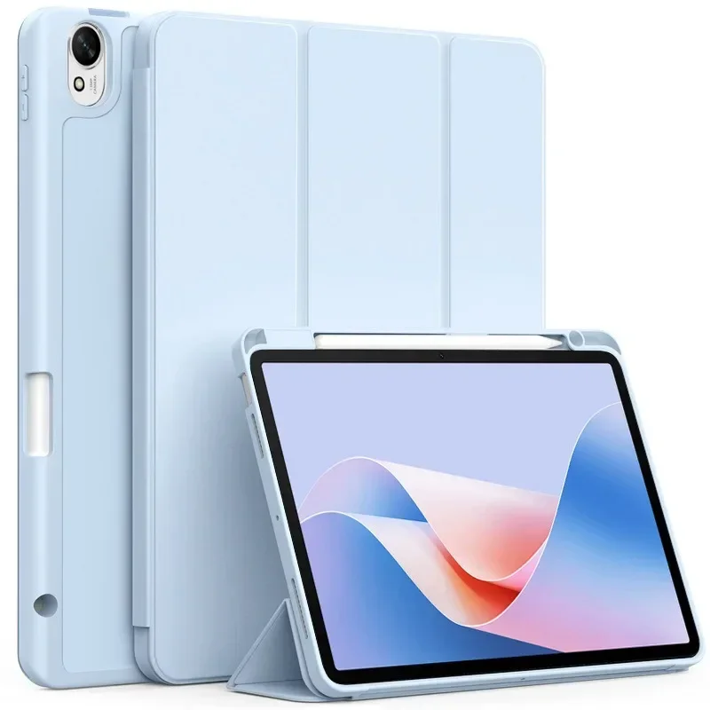 

Чехол для Huawei MatePad 11.5S 2025 2024, тройной складной откидной мягкий чехол с подставкой и держателем для ручек, чехлы для планшетов Huawei MatePad 11.5