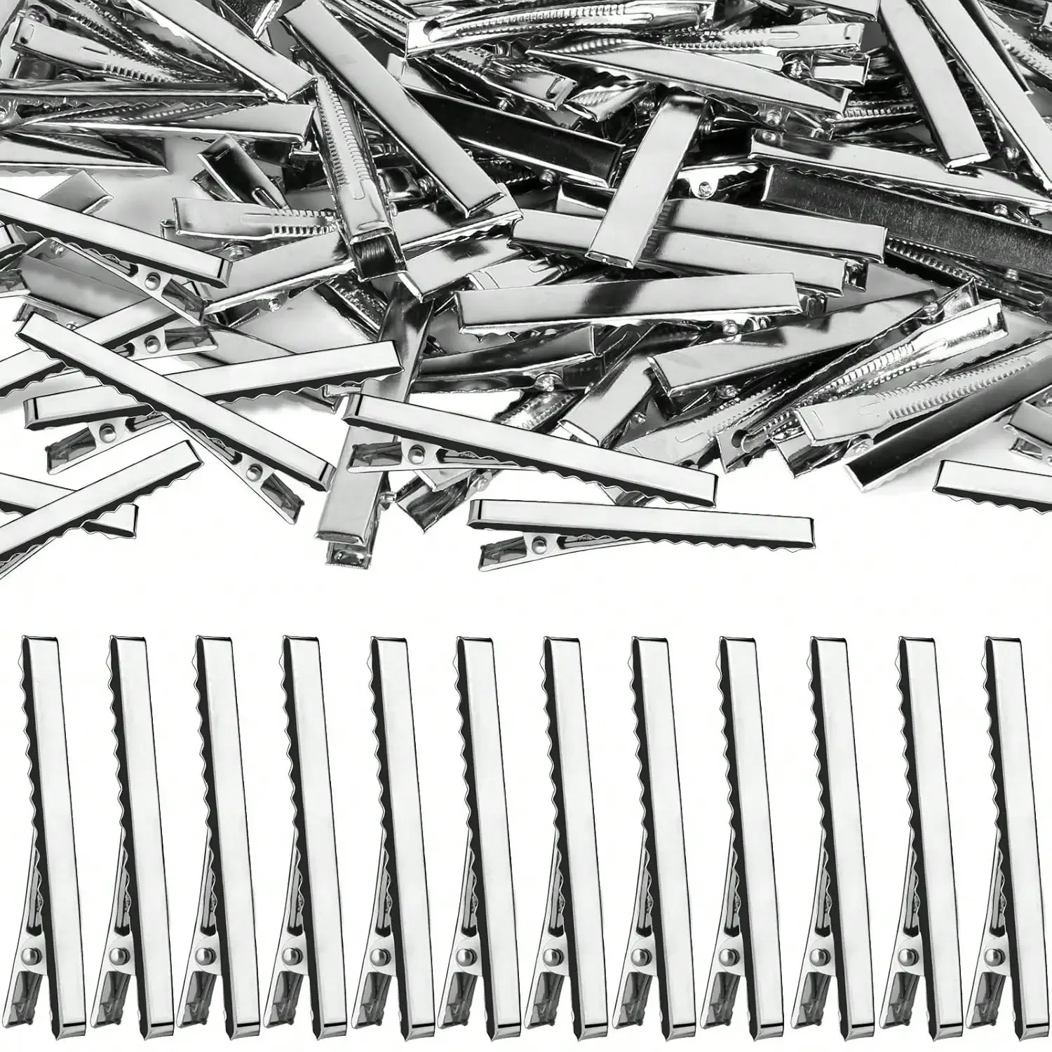 

50/100pcs Hairpin Single Claw, Single Claw Flat Metal Hairpin, Hairpin For Making Bow Crafts Can Be Made By Diy, Gifts For Women And Teenagers (4cm), Hair Accessories Women, Hair Accessories, Hair Tools, Beauty Accessories